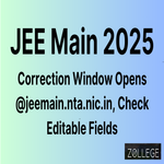 JEE Main Correction Window 2025 Is Open